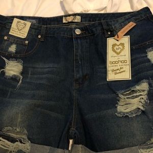 Boohoo denim shorts. BRAND NEW!
